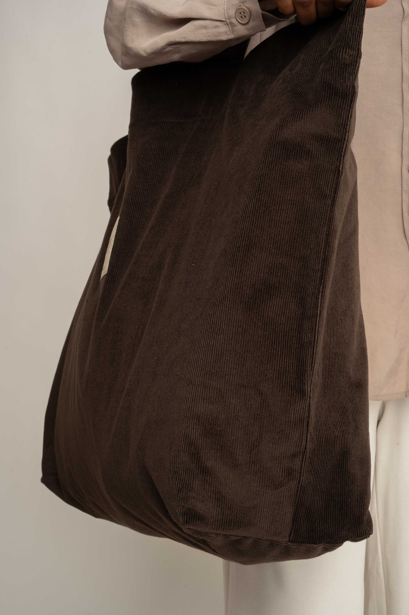 DARK OLIVE SHOPPER BAG - ADALAR