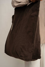 DARK OLIVE SHOPPER BAG - ADALAR