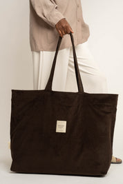 DARK OLIVE SHOPPER BAG - ADALAR