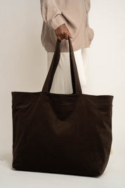 DARK OLIVE SHOPPER BAG - ADALAR