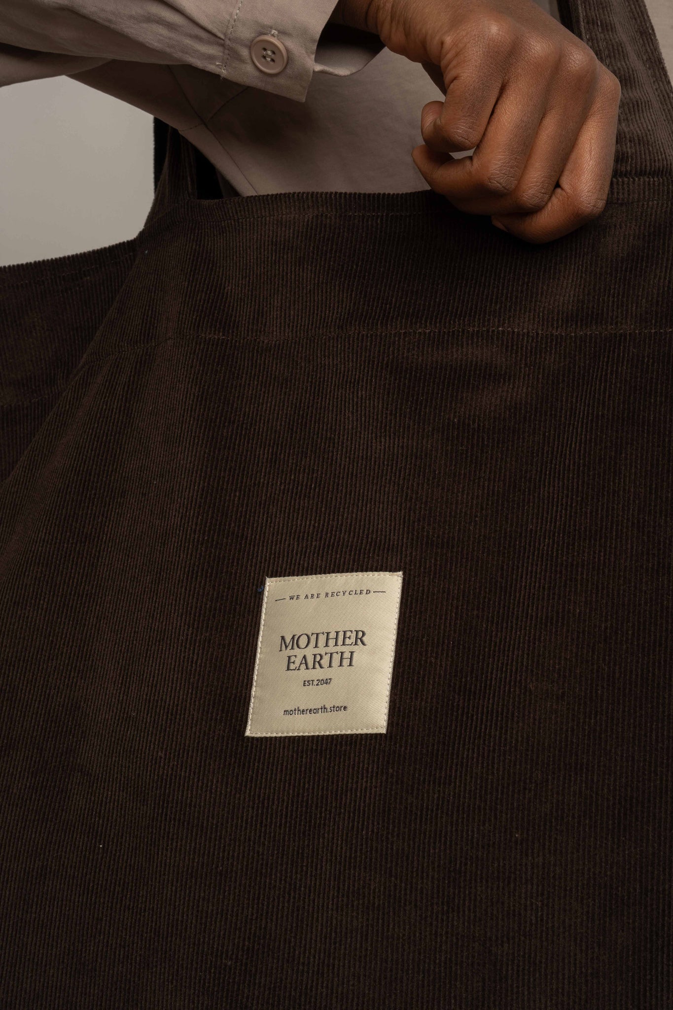 DARK OLIVE SHOPPER BAG - ADALAR