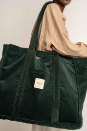 TORBA TYPU SHOPPER  BAG ZIELONA - MIAMI