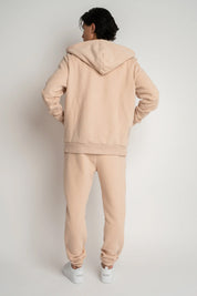 MĘSKA BLUZA Z KAPTUREM 2nd DROP BEŻOWA - NASSAU