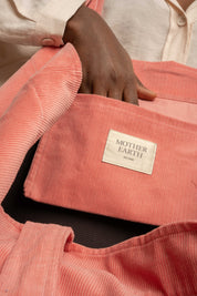 TORBA TYPU SHOPPER  BAG JASNORÓŻOWA - ADALAR