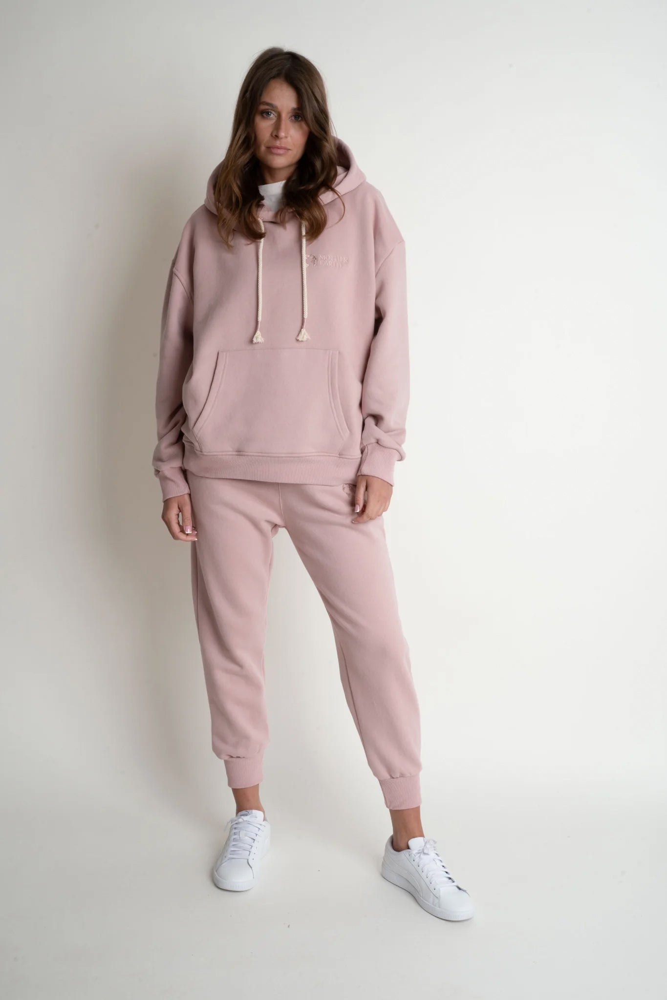 SPODNIE DRESOWE TYPU JOGGER 2nd DROP JASNORÓŻOWE - BEGERA