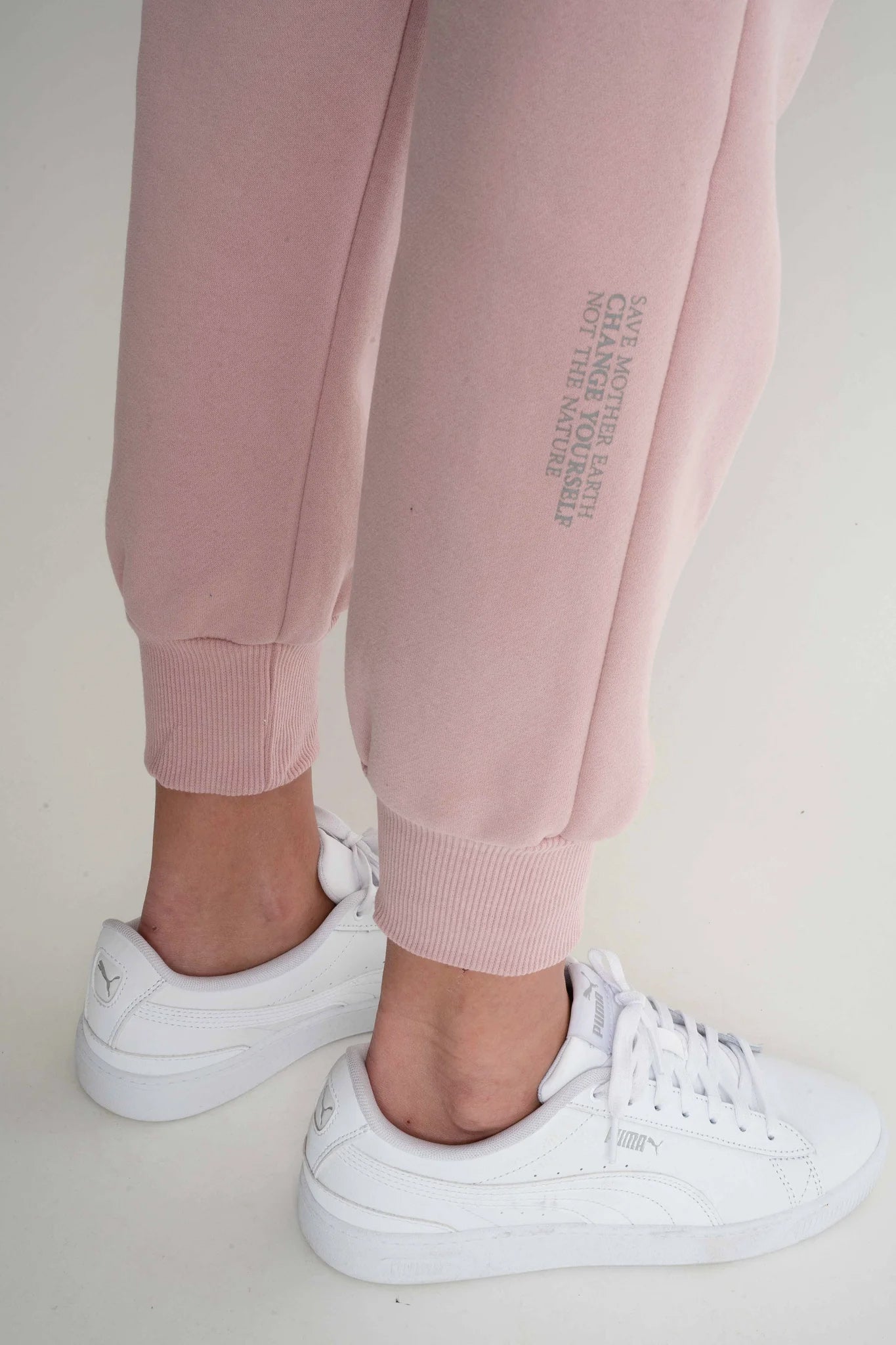 SPODNIE DRESOWE TYPU JOGGER 2nd DROP JASNORÓŻOWE - BEGERA