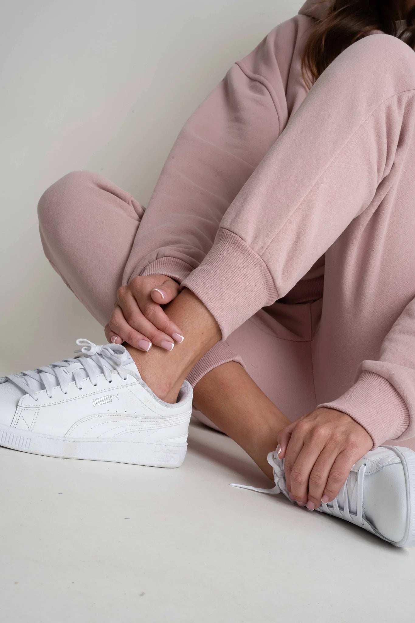 SPODNIE DRESOWE TYPU JOGGER 2nd DROP JASNORÓŻOWE - BEGERA