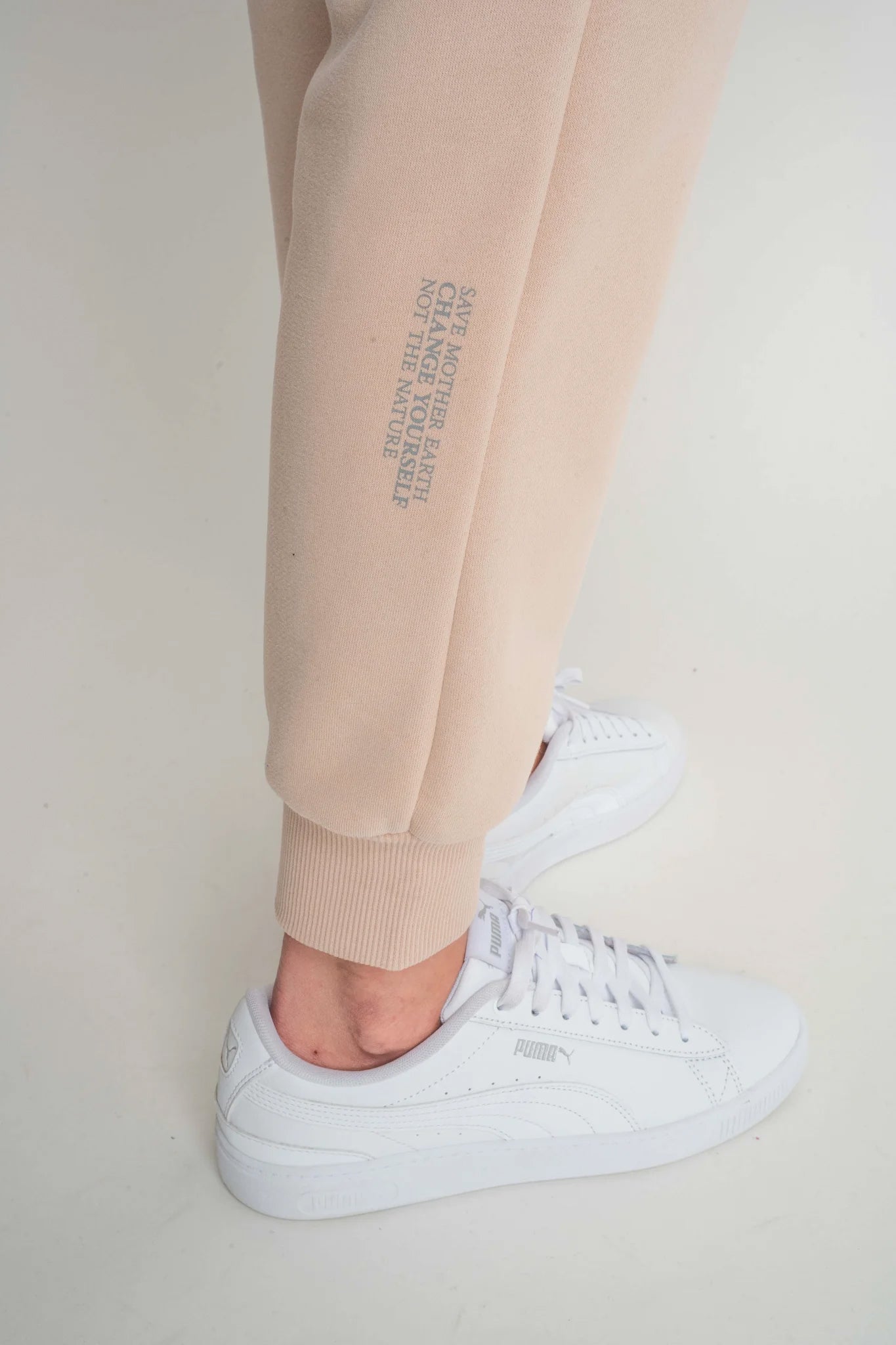 SPODNIE DRESOWE TYPU JOGGER 2nd DROP BEŻOWE - BEGERA