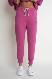 SPODNIE DRESOWE TYPU JOGGER 2nd DROP RÓŻOWE - BEGERA