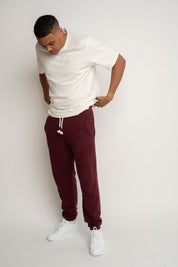 MEN'S BURGUNDY SWEATPANTS - CORADO