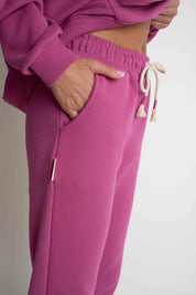 SPODNIE DRESOWE TYPU JOGGER 2nd DROP RÓŻOWE - BEGERA