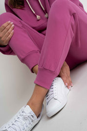 SPODNIE DRESOWE TYPU JOGGER 2nd DROP RÓŻOWE - BEGERA