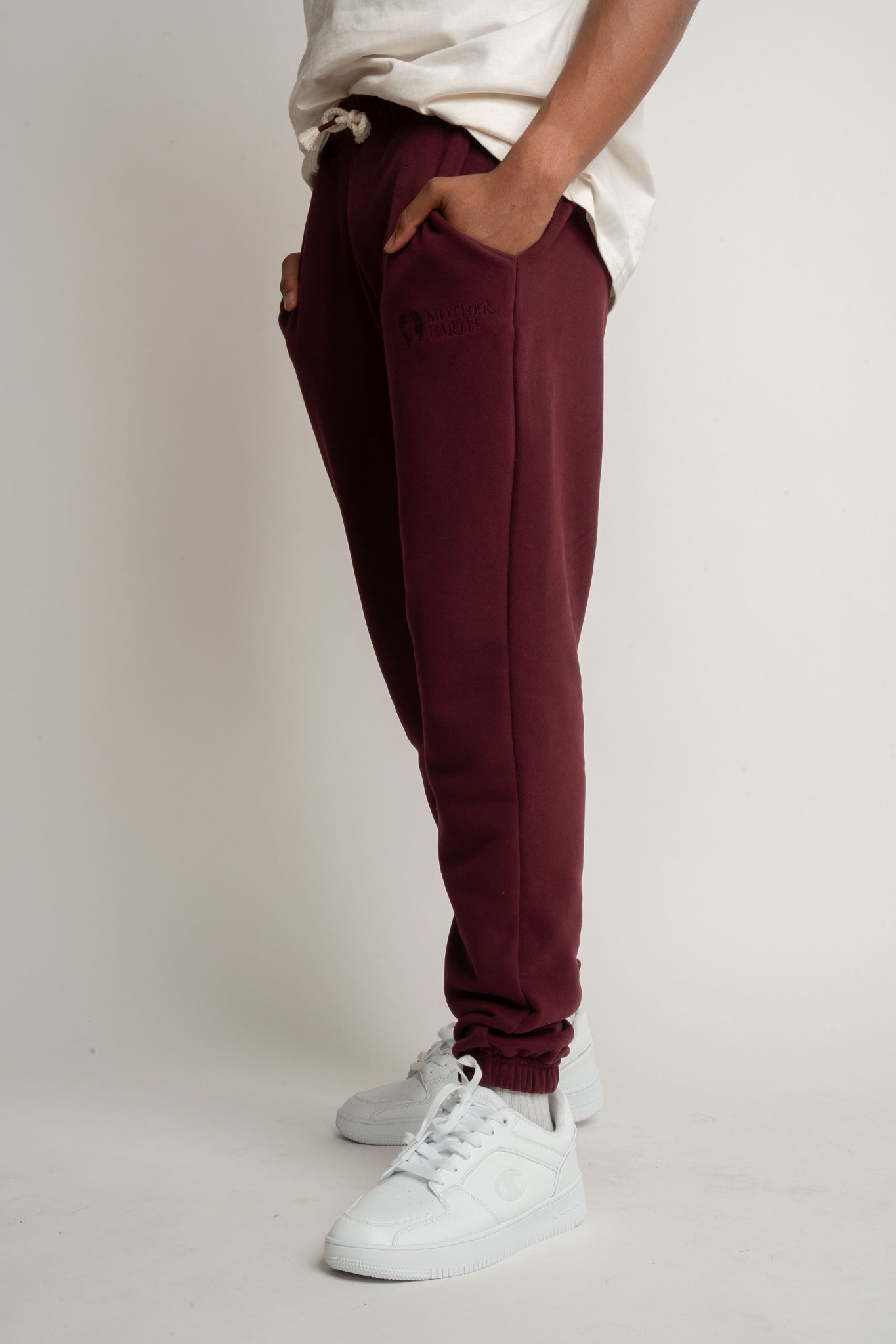 MEN'S BURGUNDY SWEATPANTS - CORADO