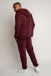 Men's Burgundy Hoodie - NASSAU