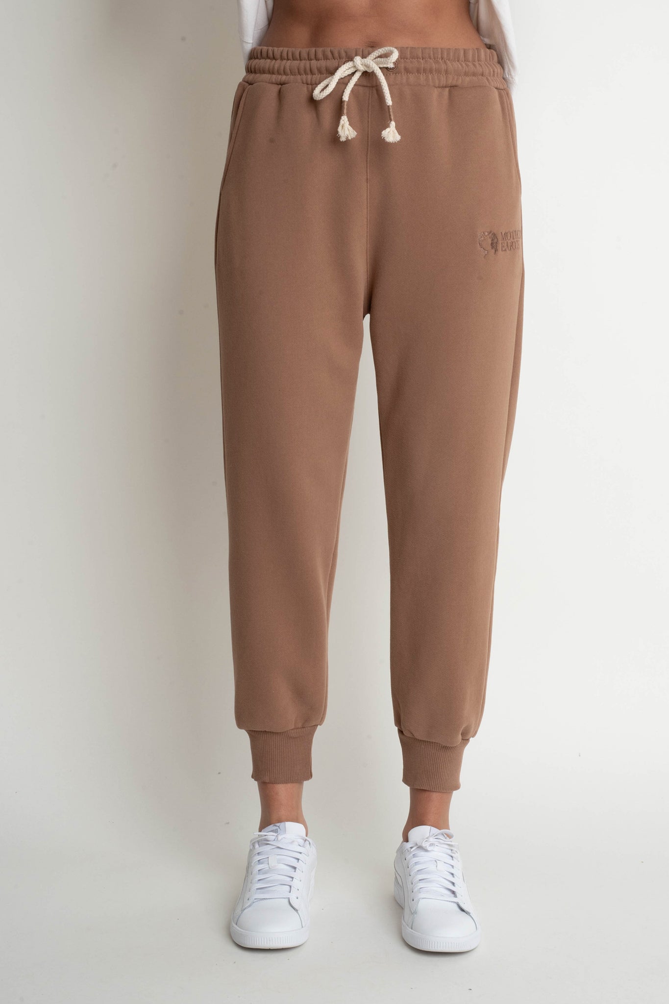 SPODNIE DRESOWE TYPU JOGGER 2nd DROP BRĄZOWE - BEGERA