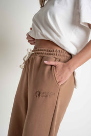 SPODNIE DRESOWE TYPU JOGGER 2nd DROP BRĄZOWE - BEGERA