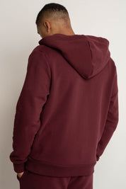 Men's Burgundy Hoodie - NASSAU