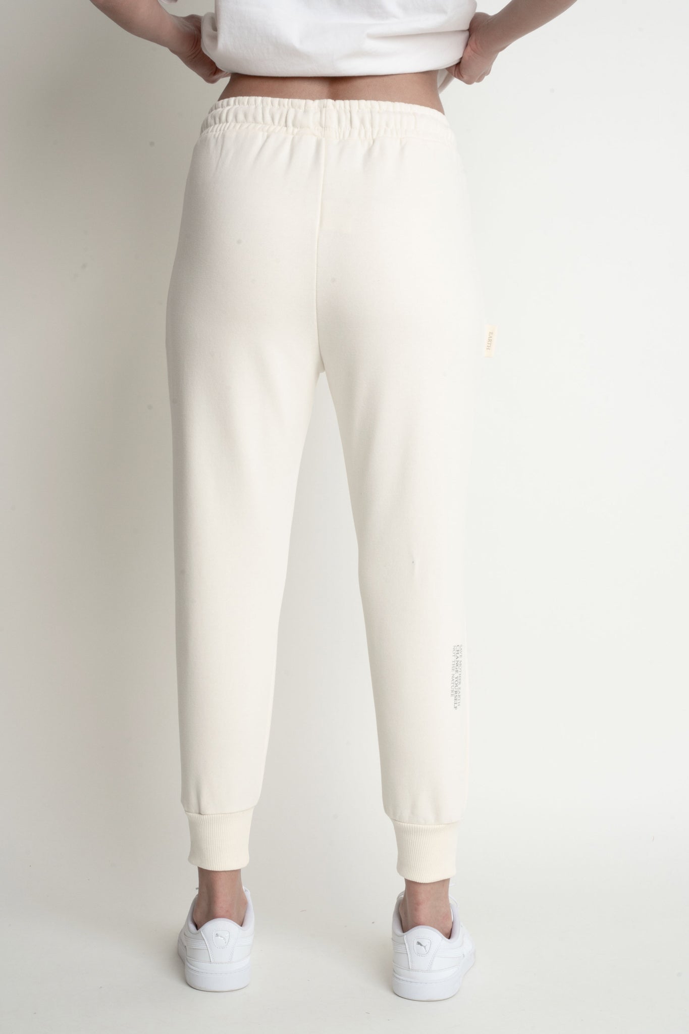 SPODNIE DRESOWE TYPU JOGGER 2nd DROP ECRU- BEGERA