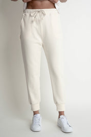 SPODNIE DRESOWE TYPU JOGGER 2nd DROP ECRU- BEGERA