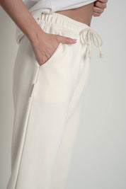 SPODNIE DRESOWE TYPU JOGGER 2nd DROP ECRU- BEGERA