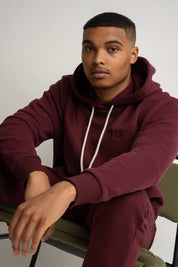 MEN'S BURGUNDY HOODIE - ASTON