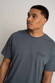 OVERSIZED T-SHIRT WITH A DELICATE WASHED GRAY EFFECT - MOROTAI