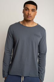 OVERSIZED T-SHIRT WITH A DELICATE WASHED GRAY EFFECT - TOBALAI