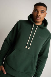 MEN'S DARK GREEN HOODIE - ASTON