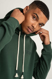 MEN'S DARK GREEN HOODIE - ASTON