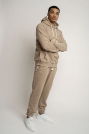 MEN'S LIGHT BROWN HOODIE - ASTON