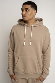 MEN'S LIGHT BROWN HOODIE - ASTON