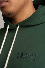 MEN'S DARK GREEN HOODIE - ASTON