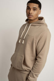 MEN'S LIGHT BROWN HOODIE - ASTON