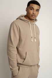 MEN'S LIGHT BROWN HOODIE - ASTON