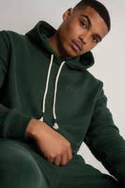 MEN'S DARK GREEN HOODIE - ASTON