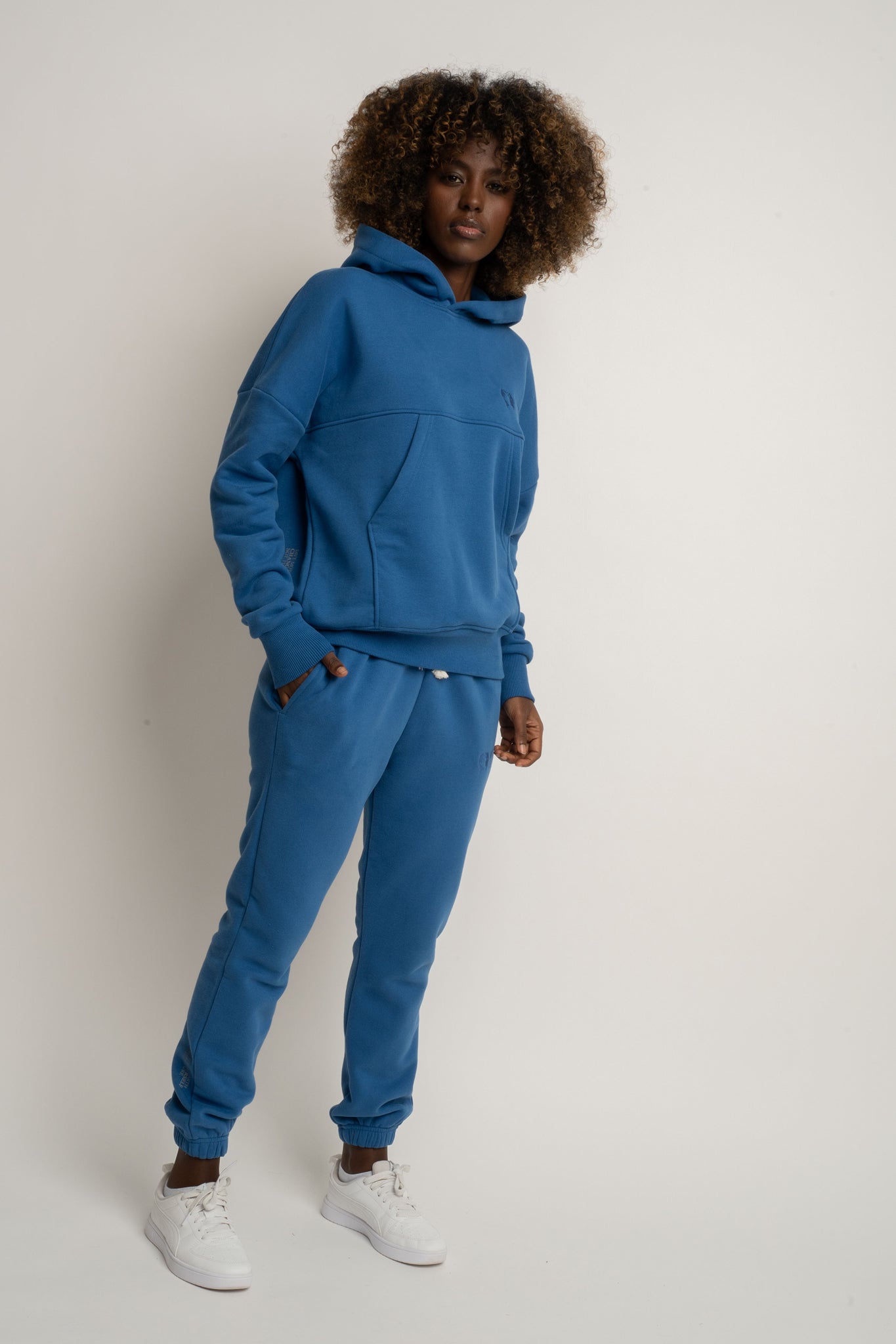 Cornflower blue hoodie - MURIA