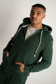 Men's Dark Green Hoodie - Nassau