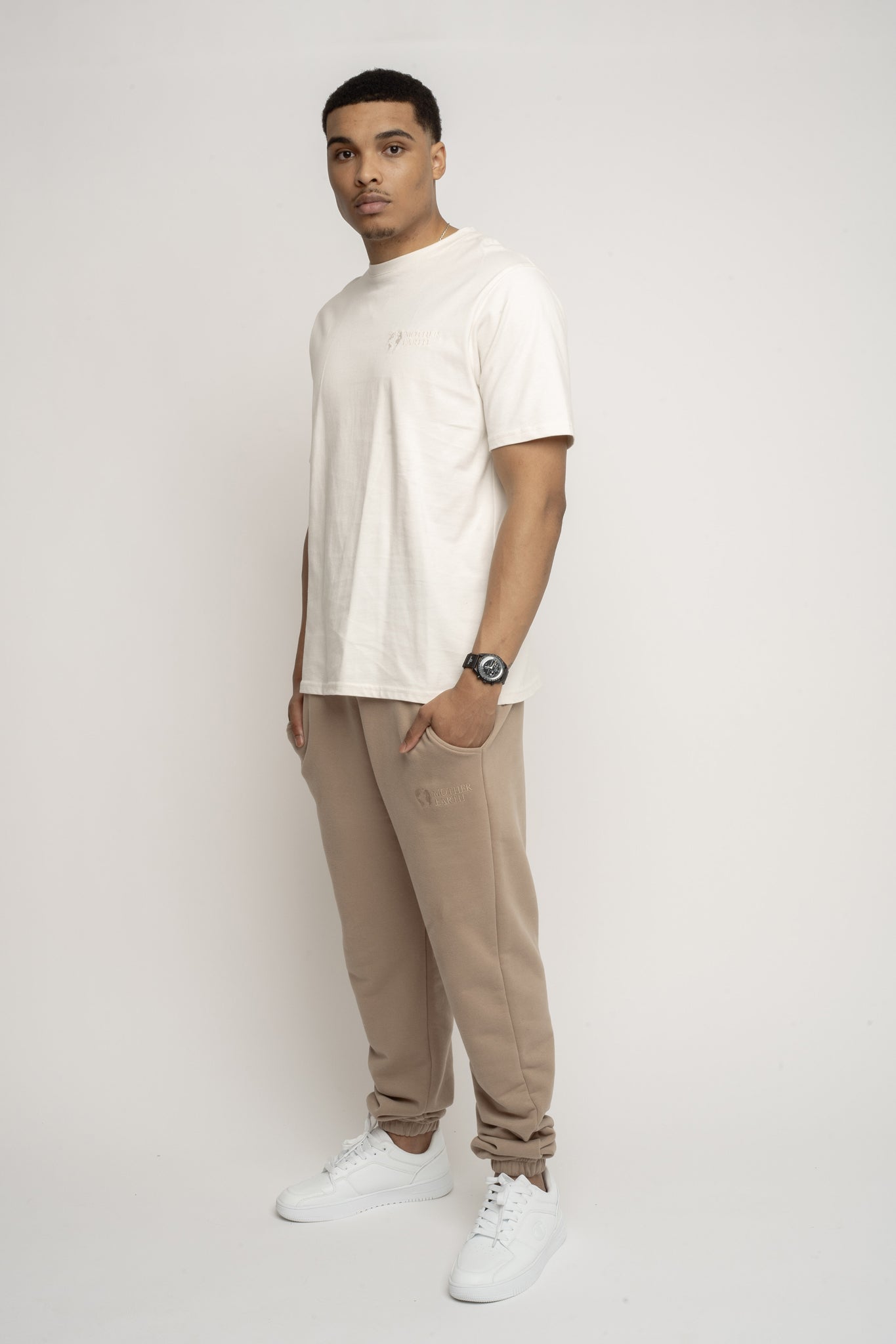 MEN'S LIGHT BROWN SWEATPANTS - CORADO