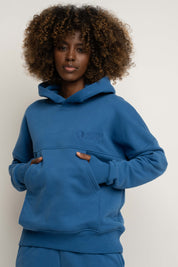Cornflower blue hoodie - MURIA