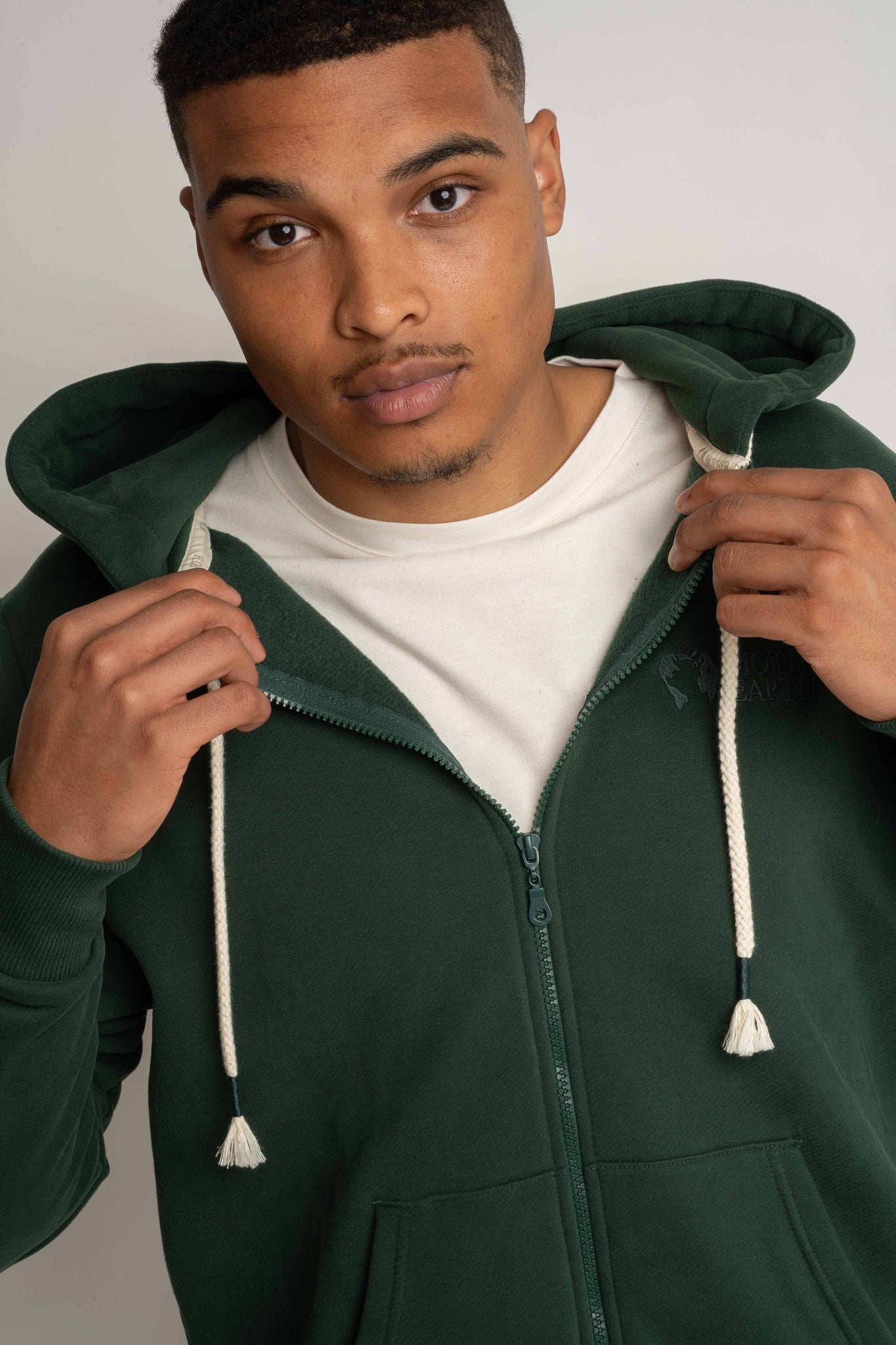 Men's Dark Green Hoodie - Nassau