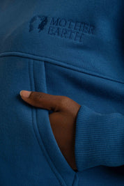 Cornflower blue hoodie - MURIA