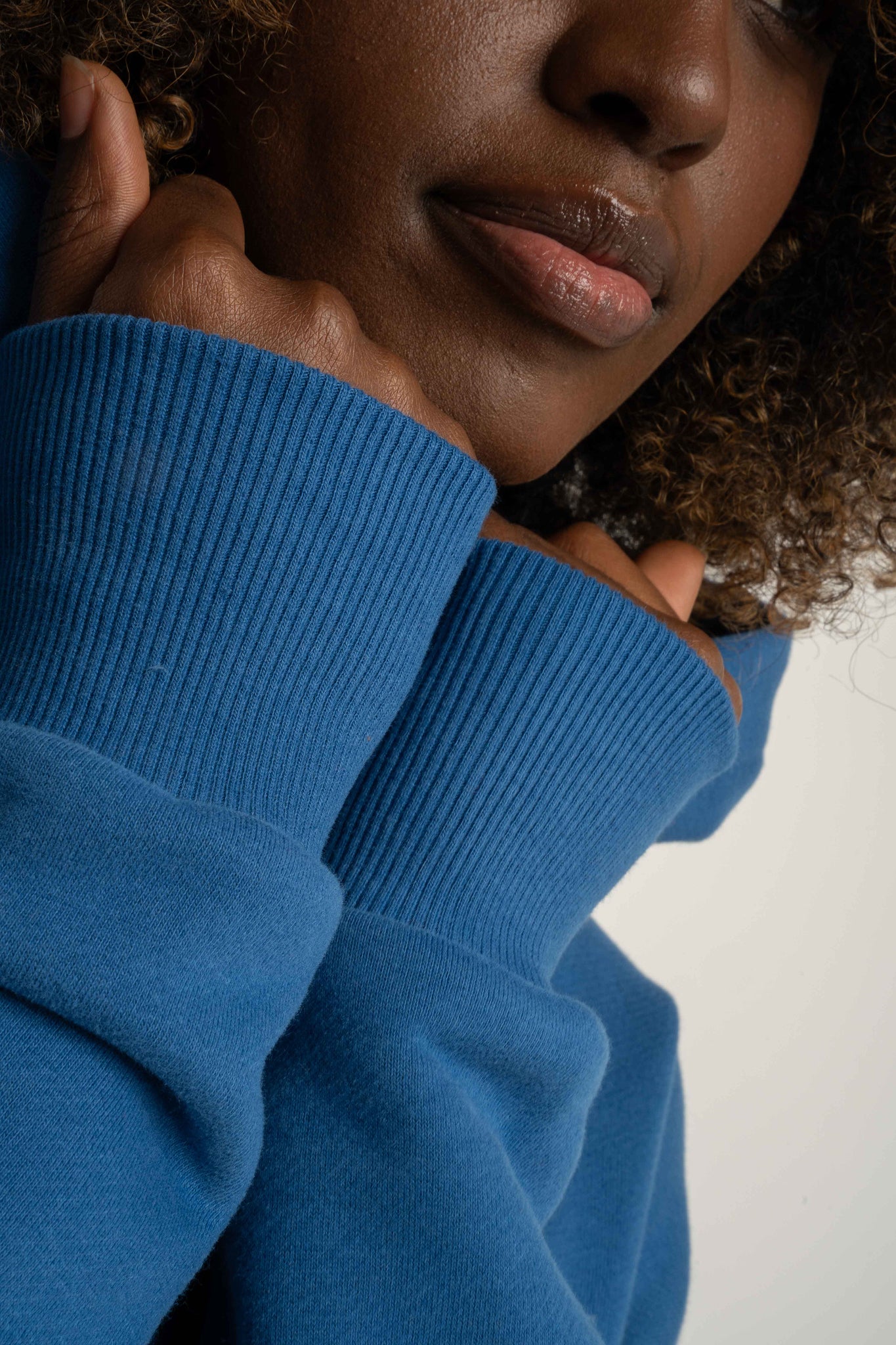 Cornflower blue hoodie - MURIA