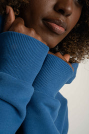 Cornflower blue hoodie - MURIA