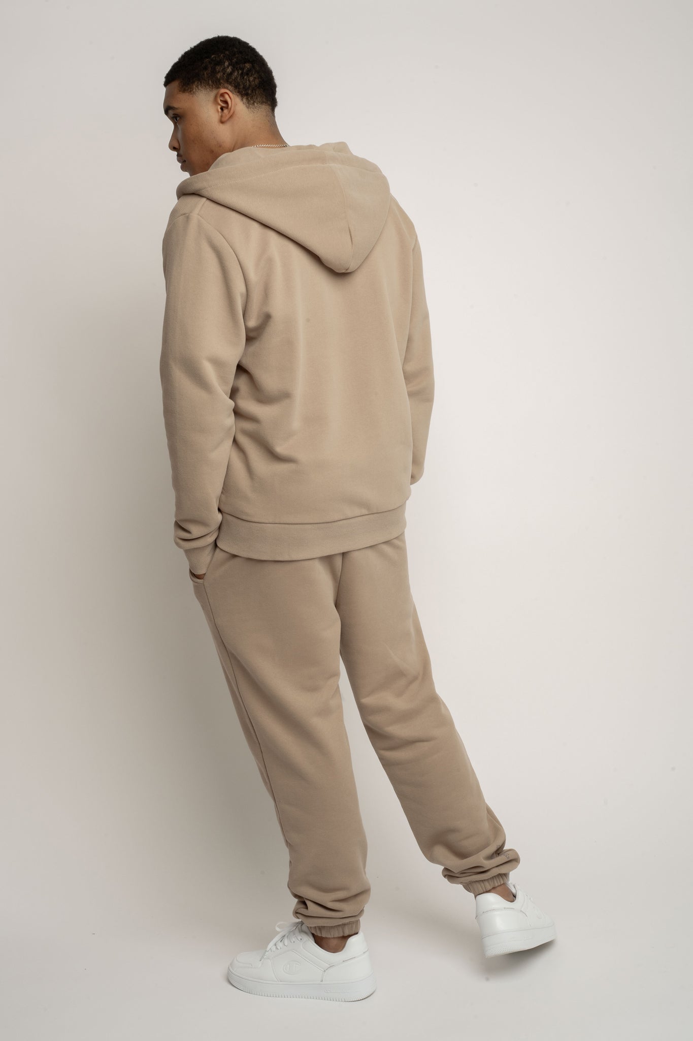 MEN'S LIGHT BROWN HOODIE - NASSAU