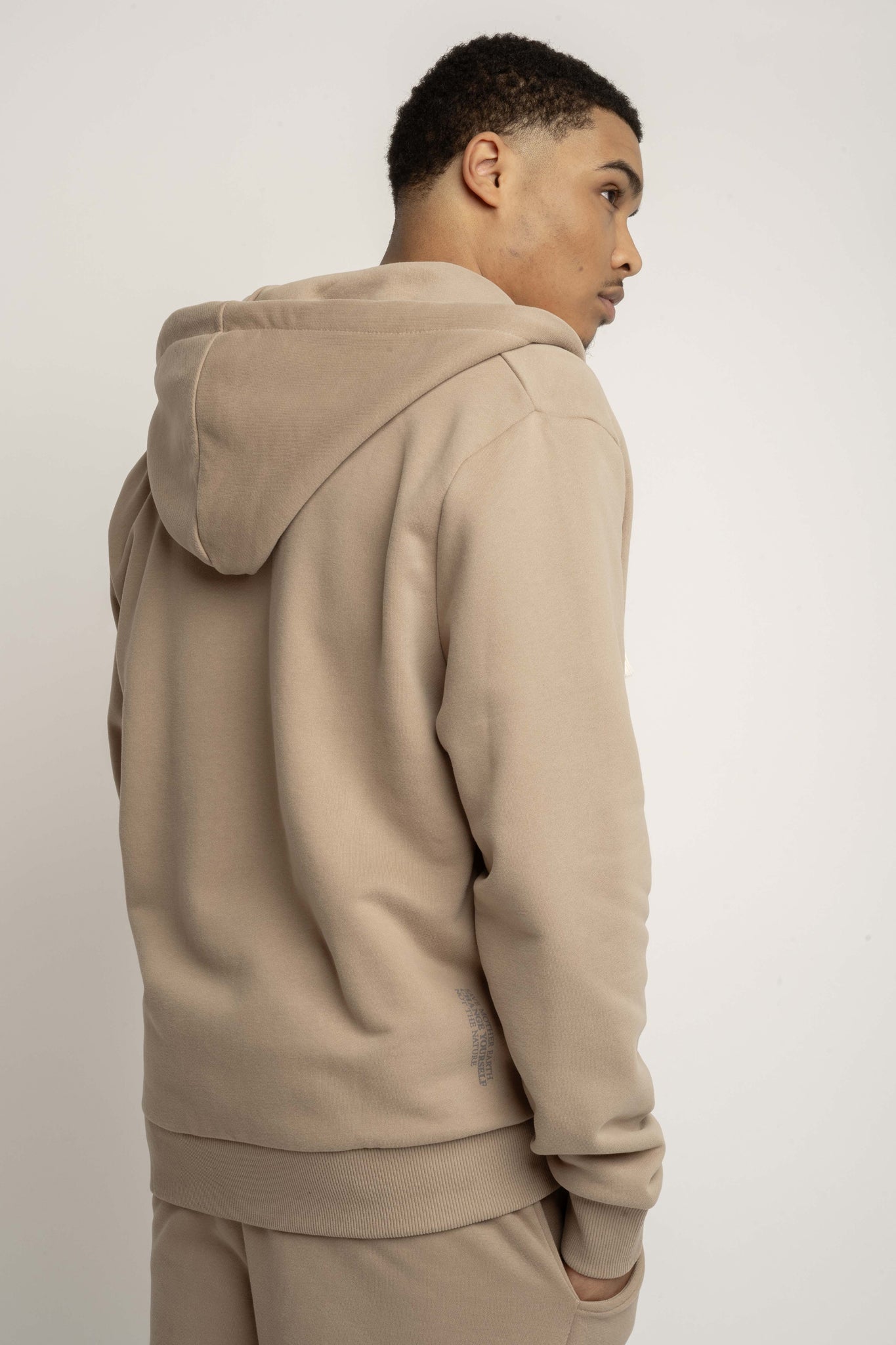 MEN'S LIGHT BROWN HOODIE - NASSAU