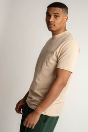 MEN'S BEIGE T-SHIRT - EVEREST