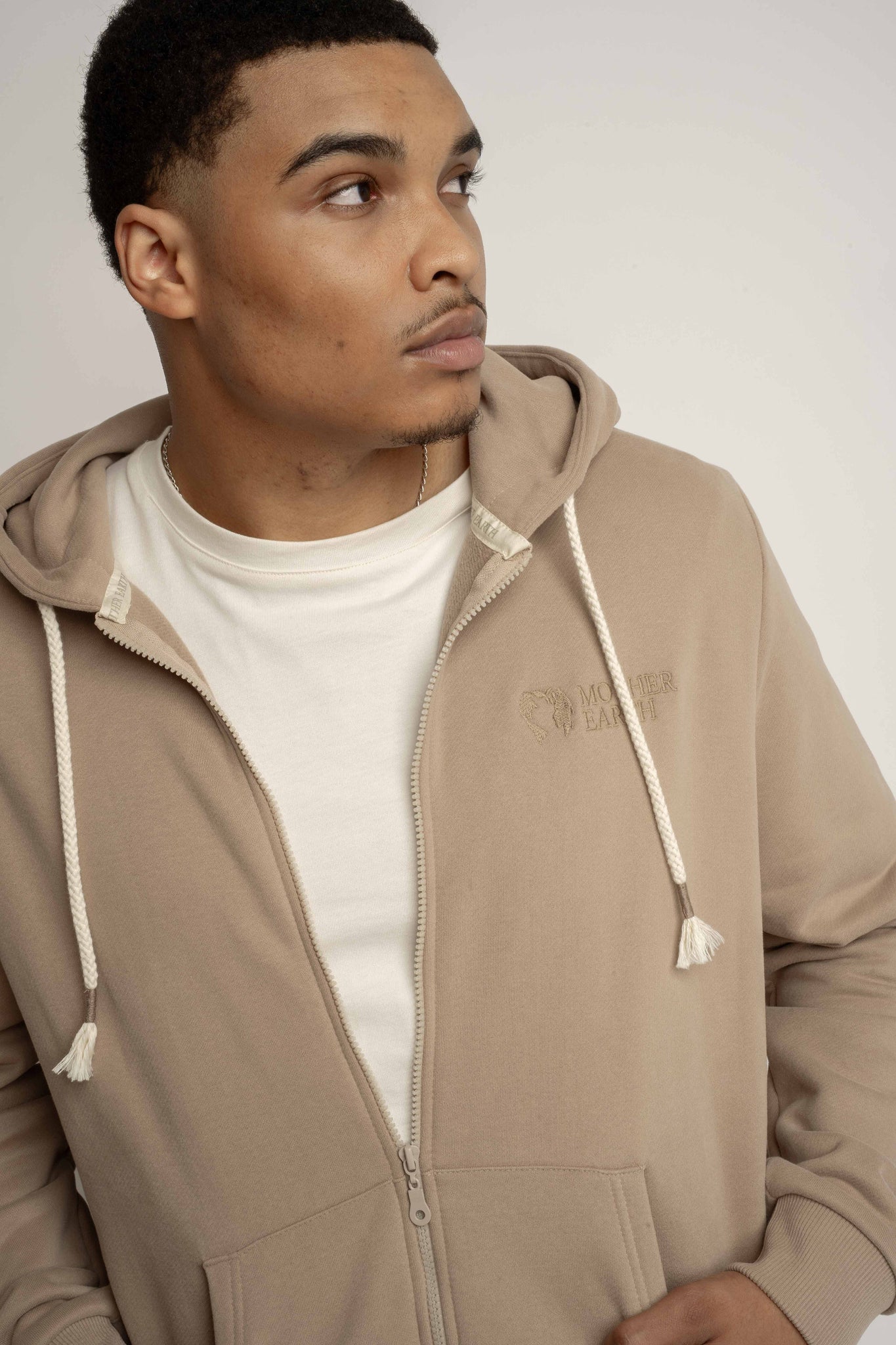 MEN'S LIGHT BROWN HOODIE - NASSAU