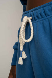 BAGGY SWEATPANTS, CORNFLOWER BLUE - KARPATOS