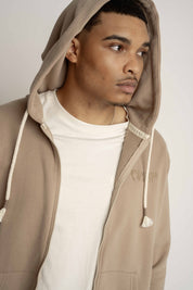 MEN'S LIGHT BROWN HOODIE - NASSAU