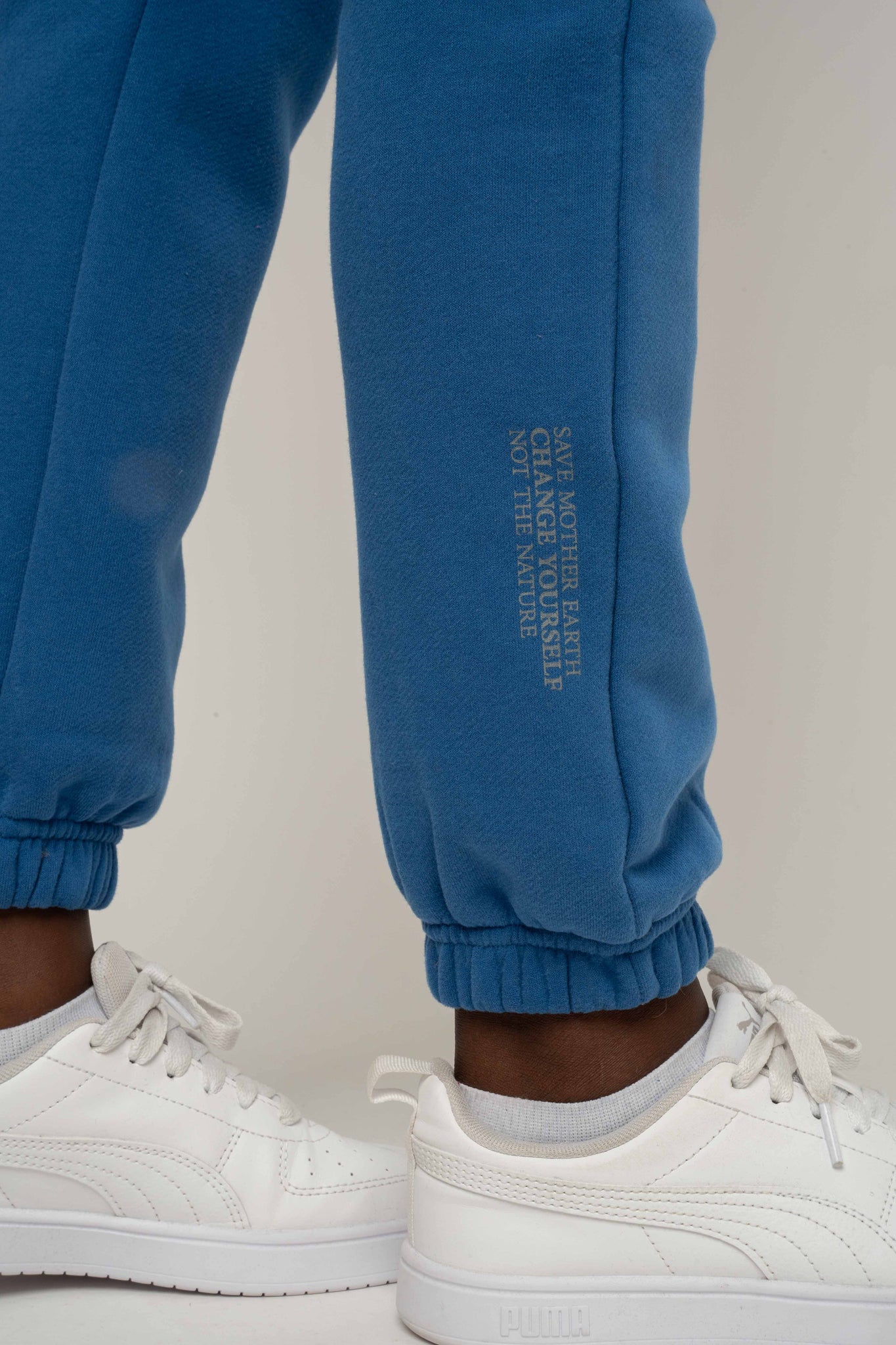 BAGGY SWEATPANTS, CORNFLOWER BLUE - KARPATOS